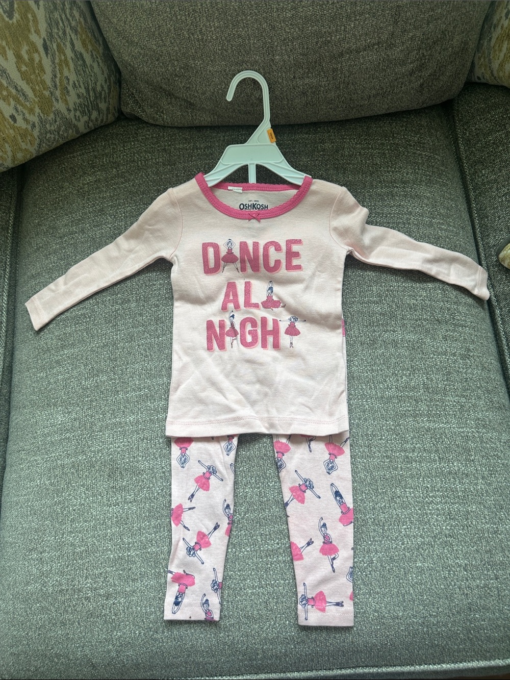 OshKosh B'gosh Pink Ballet 'Dance All Night' Pajama Costume Set